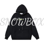 Off white hoodie Black