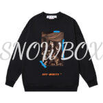 Off white hoodie Black