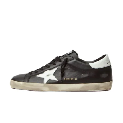 Golden Goose Super-Star Black White Leather