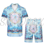 Versace short set Blue