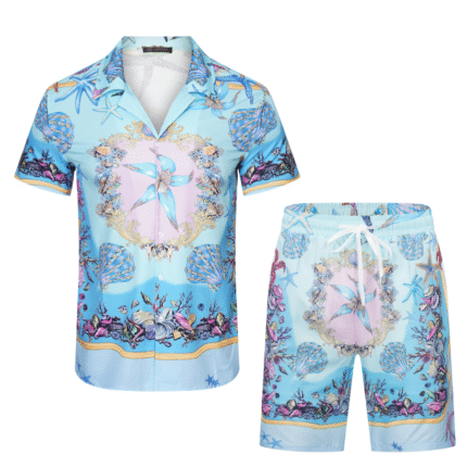 Versace short set Blue