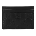 GUCCI Signature leather card holder Black
