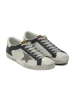 Golden Goose Super-Star Cream-White Blue - Image 3