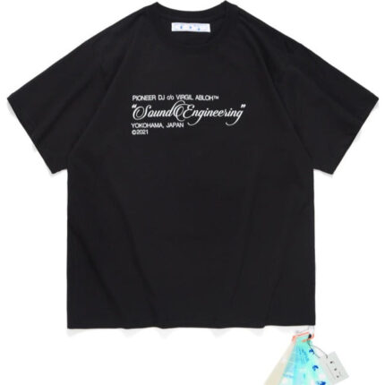 Off white t-shirt Black