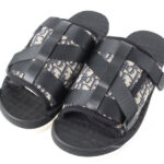 Dior Alpha Sandal Beige and Black Dior Oblique Jacquard