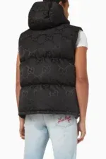 Gucci GG Jacquard Hooded Down Vest - Image 2