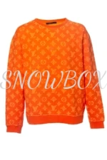 Louis Vuitton Orange Monogram Crewneck Sweatshirt