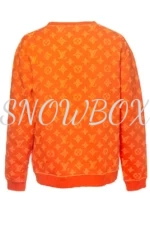 Louis Vuitton Orange Monogram Crewneck Sweatshirt - Image 2