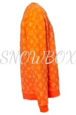 Louis Vuitton Orange Monogram Crewneck Sweatshirt - Image 3