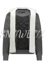 Moose Knuckles Classic Bunny Zip-up Hoodie Grey - Image 2