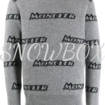 Moncler Vintage Logo Sweatshirt In Light Grey