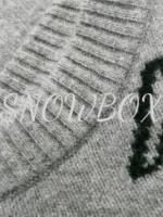 Moncler Vintage Logo Sweatshirt In Light Grey - Image 4