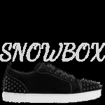 CHRISTIAN LOUBOUTIN Louise Junior Spikes suede sneakers