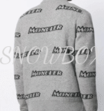 Moncler Vintage Logo Sweatshirt In Light Grey - Image 2