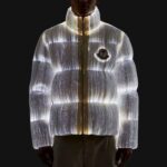 MONCLER Palm Angels MAYA 70 Down Jacket Puffer LED Light Glow Bright White - Image 3