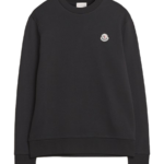 MONCLER Lettering Logo Sweatshirt Black