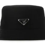 Prada Prada Signature Logo Plaque Bucket Hat