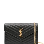 Saint Laurent Cassandre logo-plaque clutch bag