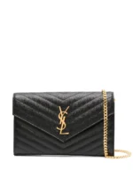 Saint Laurent Cassandre logo-plaque clutch bag
