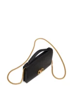 Valentino Garavani VLogo Signature grainy calfskin wallet with chain - Image 6
