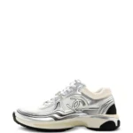 Chanel Silver Sneakers
