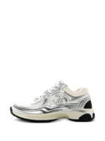Chanel Silver Sneakers