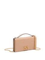 Valentino Garavani VLogo Signature grainy calfskin wallet with chain - Image 6