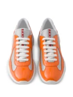 Prada patent leather and technical fabric America's Cup sneakers - Image 4