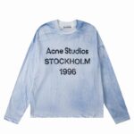 Acne Studios Stockholm Sweatshirt Sky Blue