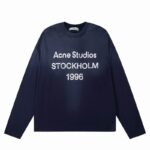 Acne Studios Stockholm Sweatshirt Navy Blue