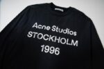 Acne Studios Stockholm Sweatshirt Black - Image 3
