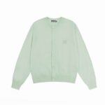 Acne Studios Button-up Knit Cardigan Lime Green