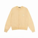 Acne Studios Button-up Knit Cardigan Yellow