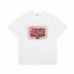 Maison Margiela T-Shirt Splash Red Logo White