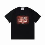Maison Margiela T-Shirt Splash Red Logo Black