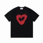 Maison Margiela T-Shirt Heart Logo Black