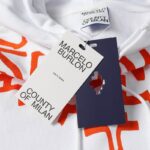Marcelo Burlon Hoodie Icon Wings Orange - Image 11