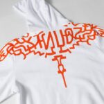 Marcelo Burlon Hoodie Icon Wings Orange - Image 5