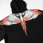 Marcelo Burlon Hoodie Icon Wings Orange - Image 7