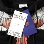 Marcelo Burlon Hoodie Icon Wings Orange - Image 4