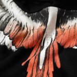 Marcelo Burlon Hoodie Icon Wings Orange - Image 9