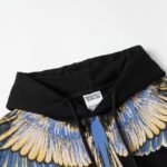 Marcelo Burlon Hoodie Icon Wings Yellow/Blue - Image 3