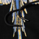 Marcelo Burlon Hoodie Icon Wings Yellow/Blue - Image 10