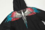 Marcelo Burlon Hoodie Icon Wings Blue/Red - Image 3