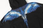 Marcelo Burlon Hoodie Icon Wings Blue - Image 3