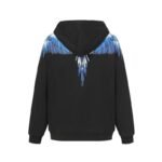 Marcelo Burlon Hoodie Icon Wings Blue - Image 2