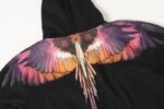 Marcelo Burlon Hoodie Icon Wings Dark Rainbow - Image 4