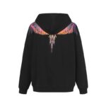 Marcelo Burlon Hoodie Icon Wings Dark Rainbow - Image 2