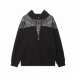 Marcelo Burlon Hoodie Icon Wings Dark Grey
