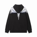 Marcelo Burlon Hoodie Icon Wings White/Blue - Image 2